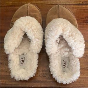 Chestnut UGG slippers